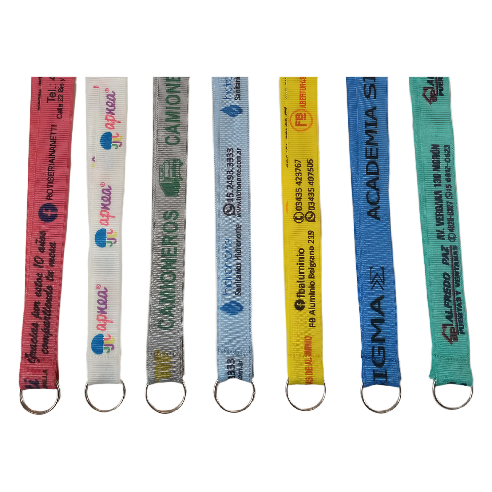 100 Lanyards Promocional Argolla Sola: imagen 2
