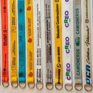 Cintas lanyards personalizadas