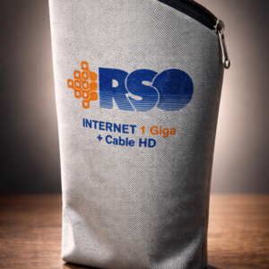 Yerbera personalizada con pico vertedor para merchandising corporativo.