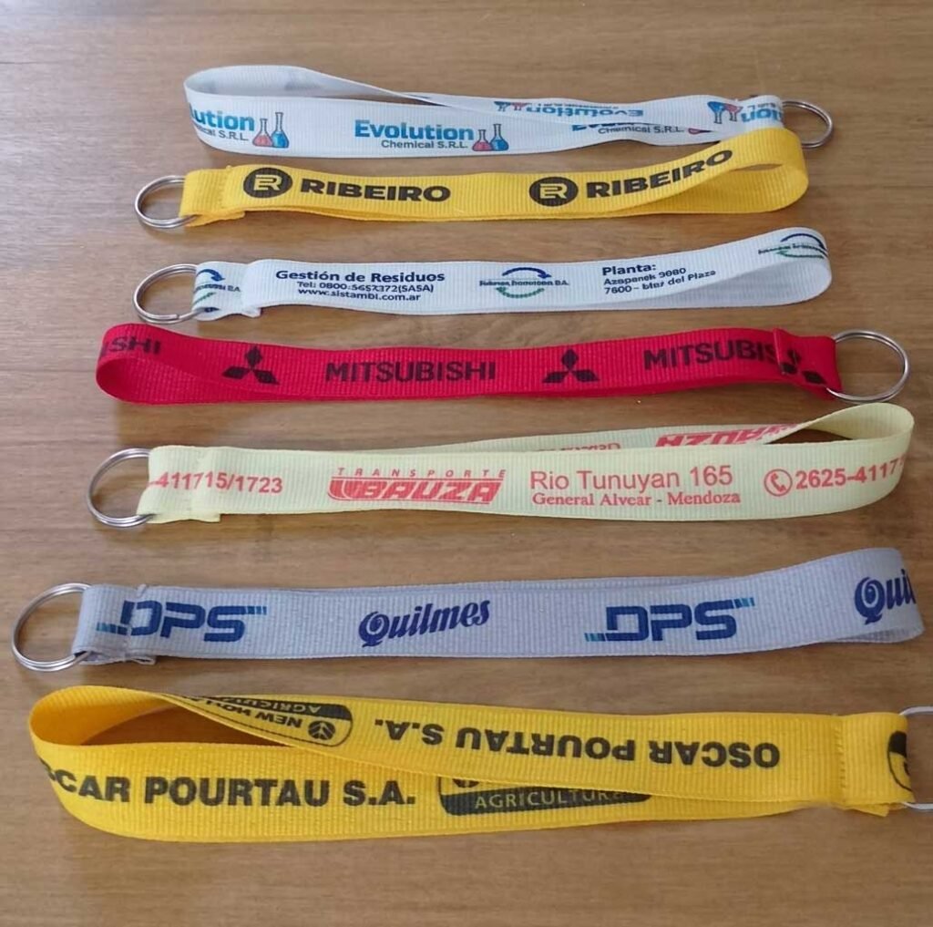 100 Lanyards Corto Promocional Argolla