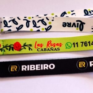 PACK 100 Llaveros Cortos Lanyards con Argolla y Mosquetón